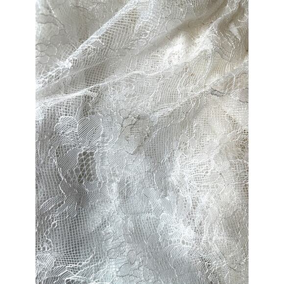 Reformation Shae Lace Bridal Wedding White Maxi Dress Size 12 - Picture 7 of 12